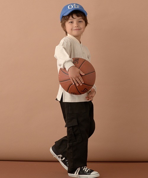 b・ROOM（ビールーム）の「ワイドカーゴパンツ（その他パンツ・キッズ・ベージュ/ブラック/アイボリー/カーキ・110cm/120cm/130cm/100cm/140cm/150cm）」の15枚目の写真