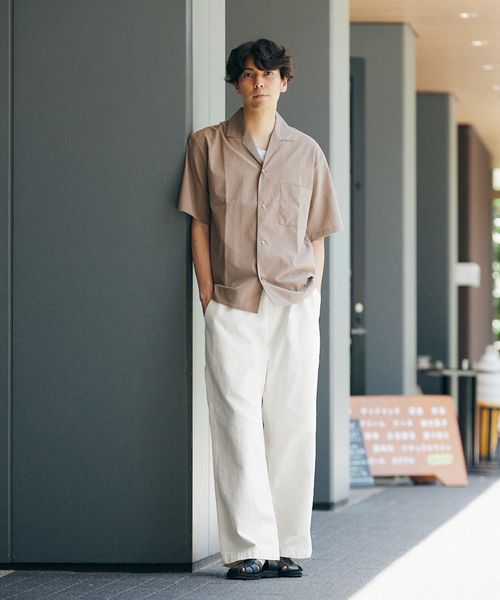 417 EDIFICE(フォーワンセブンエディフィス)の「フレンチワークキャンバスパンツ(カーゴパンツ・メンズ・グレー/ラスタ/アイボリー・SMALL/MEDIUM/LARGE)」の4枚目の写真