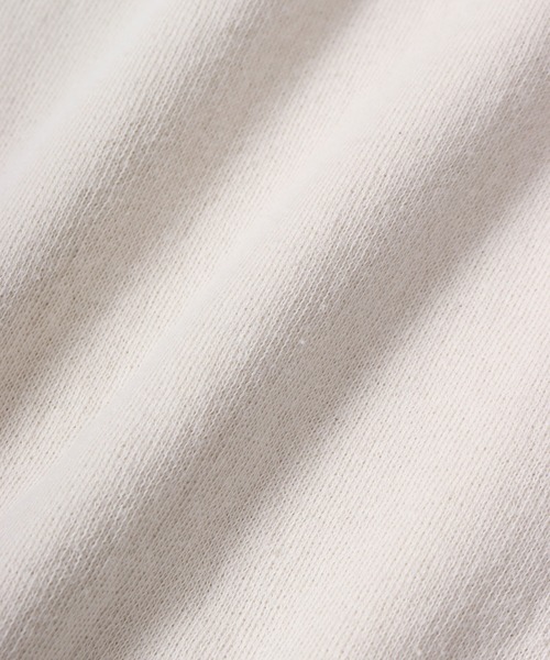 JEMORGAN(ジェーイーモーガン)の「JEMORGAN 柔編み裏毛 5分袖クレリックラグランクルー(Tシャツ/カットソー・メンズ・マスタード/サックスブルー/グリーン/チャコール・L/M)」の7枚目の写真