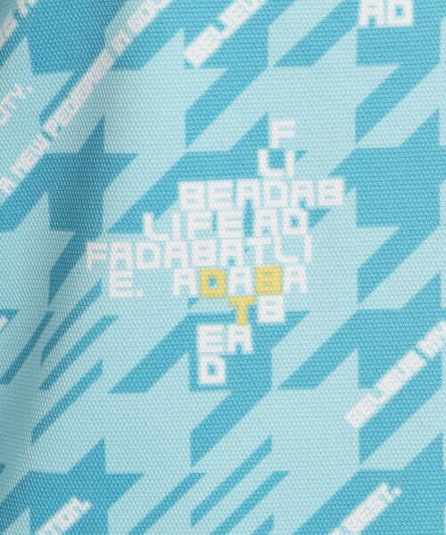 adabat（アダバット）の「◆【UVカット/吸水速乾/遮熱】千鳥デザイン 長袖ポロシャツ（ポロシャツ・レディース・サックスブルー系/ライトグレー系/ホワイト系1・38/42/40/36）」の6枚目の写真