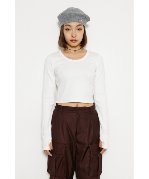 追加生産】LAGUA LOGO リブトップス 23A（Tシャツ/カットソー）｜LAGUA
