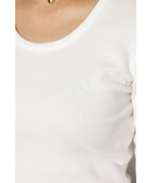 laguagem ラグアジェム　tシャツ LAGUA LOGO RIB トップス（Tシャツ/カットソー）｜LAGUA GEM