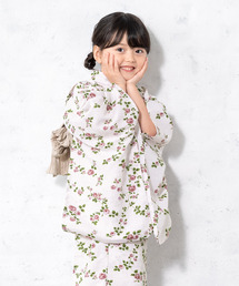 SOUBIEN(ソウビエン)のキッズ浴衣 単品 紐付き 子ども SOUBIENオリジナル ゆかたのみ 110~130cm(浴衣)
