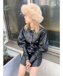 EVRIS | デザインスリーブミニワンピース(ワンピース)