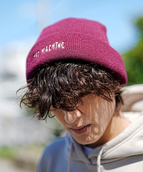 TOY　MACHINE（トイ　マシーン）の「TOY MACHINE/トイマシーン ビーニー 2WAY ロゴニット 234045001（ニットキャップ/ビーニー・メンズ・ライトパープル/ブラック系その他3/ブラック系その他2/ブラック系その他/バーガンディー・FREE）」の12枚目の写真