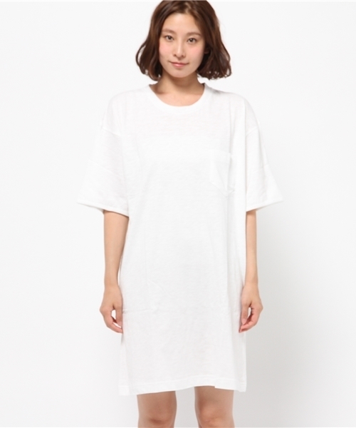 CIAOPANIC（チャオパニック）の「【Ciaopanic】　粗挽き杢ワンピース（ワンピース・レディース・チャコールグレー/グレー/アイボリー・FREE）」の4枚目の写真