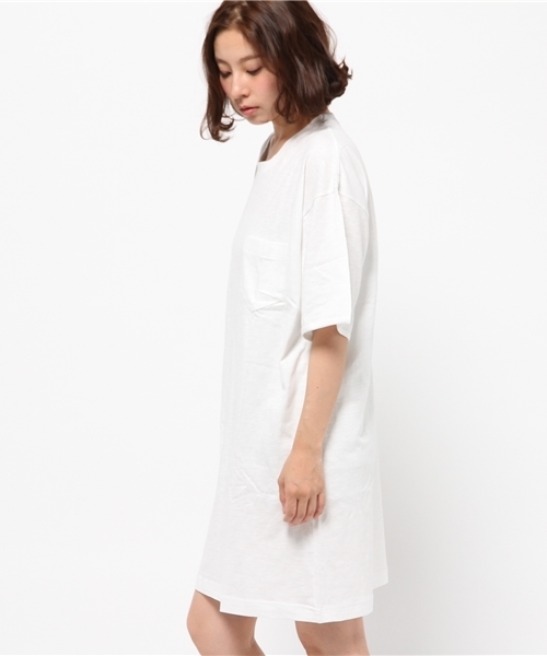 CIAOPANIC（チャオパニック）の「【Ciaopanic】　粗挽き杢ワンピース（ワンピース・レディース・チャコールグレー/グレー/アイボリー・FREE）」の5枚目の写真