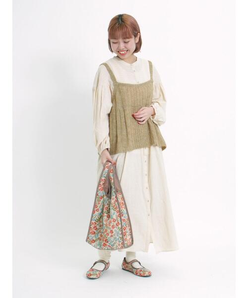 Samansa Mos2(サマンサ モスモス)の「ゴブランマルシェバッグ(ハンドバッグ・レディース・ベージュ/ブラック・F)」の11枚目の写真