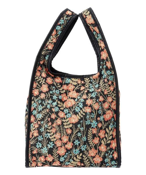 Samansa Mos2(サマンサ モスモス)の「ゴブランマルシェバッグ(ハンドバッグ・レディース・ベージュ/ブラック・F)」の10枚目の写真