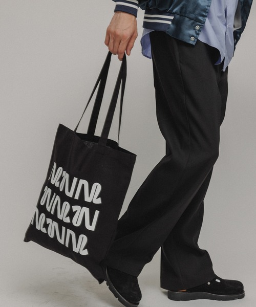 ムトウアール　コラボ　トートバッグ　ビッグ　黒　MTOR ムウトアール M TO R Work of kendai_for M BIG TOTEBAG