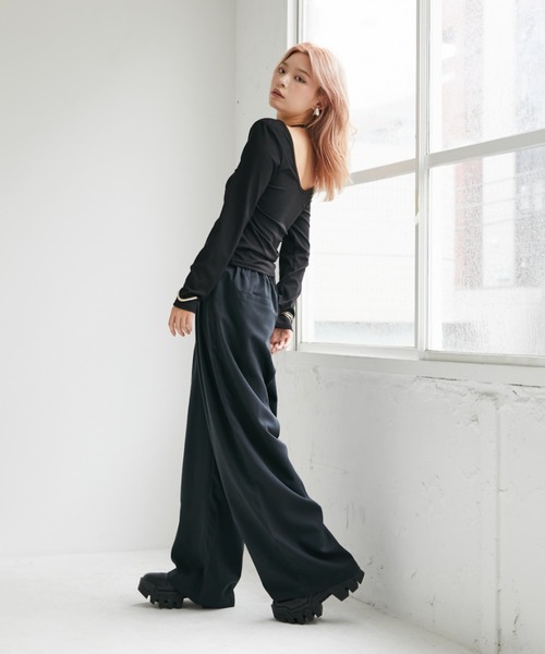 NECK STRAP TOPS ネックストラップトップス（Tシャツ/カットソー