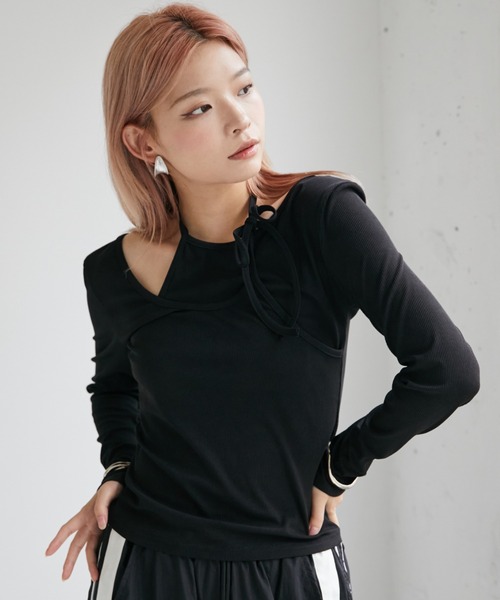 NECK STRAP TOPS ネックストラップトップス（Tシャツ/カットソー
