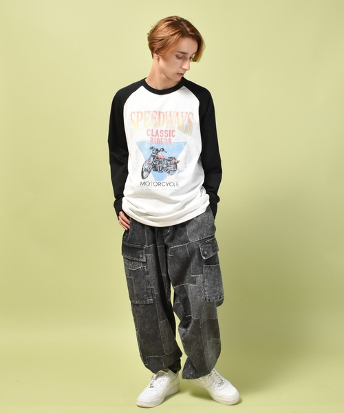 Starting Over（スターティングオーバー）の「ラグランロングスリーブ長袖Tシャツ/レディース メンズ（Tシャツ/カットソー・メンズ・ホワイト系その他/グレー系その他2/アッシュグレー/ホワイト/ベージュ系その他/ホワイト系その他2/ベージュ系その他2/グレー系その他/ベージュ・L/M/XL）」の19枚目の写真