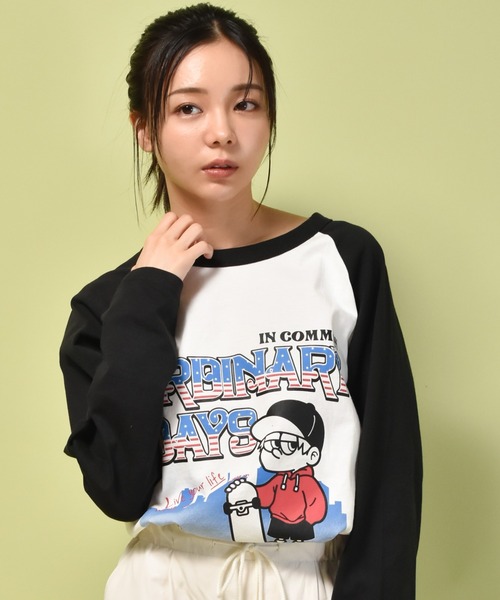 Starting Over（スターティングオーバー）の「ラグランロングスリーブ長袖Tシャツ/レディース メンズ（Tシャツ/カットソー・メンズ・ホワイト系その他/グレー系その他2/アッシュグレー/ホワイト/ベージュ系その他/ホワイト系その他2/ベージュ系その他2/グレー系その他/ベージュ・L/M/XL）」の21枚目の写真