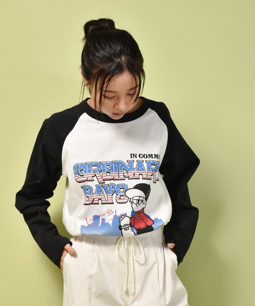 Starting Over（スターティングオーバー）の「ラグランロングスリーブ長袖Tシャツ/レディース メンズ（Tシャツ/カットソー・メンズ・ホワイト系その他/グレー系その他2/アッシュグレー/ホワイト/ベージュ系その他/ホワイト系その他2/ベージュ系その他2/グレー系その他/ベージュ・L/M/XL）」の22枚目の写真