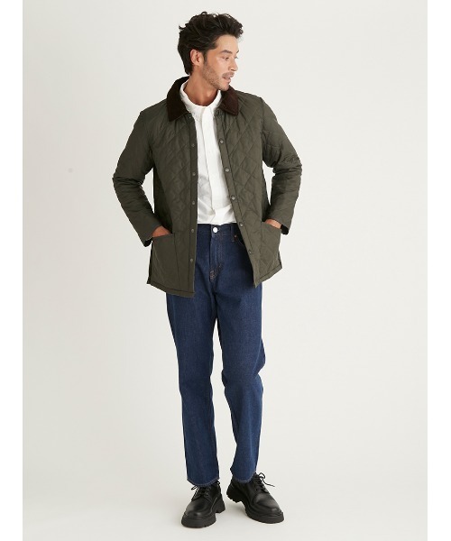 Barbour（バブアー）の「【LIDDESDALE / リデスデイル】キルティング ブルゾン （スリムフィット）（ブルゾン・メンズ・ブルー/オレンジ/ブラック/ネイビー/オリーブ・L/XL/S/M）」の22枚目の写真