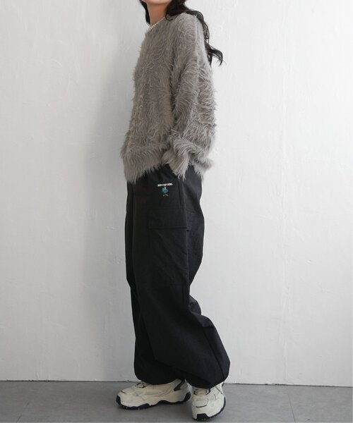 VENCEEXCHANGE（ヴァンスエクスチェンジ）の「フェイクフェザー天竺プルオーバー（ニット/セーター・レディース・ネイビー/チャコールグレー/グレー/イエロー/ホワイト・FREE）」の15枚目の写真