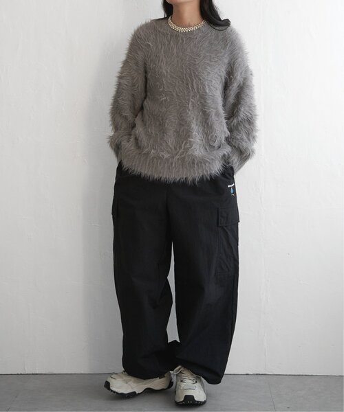 VENCEEXCHANGE（ヴァンスエクスチェンジ）の「フェイクフェザー天竺プルオーバー（ニット/セーター・レディース・ネイビー/チャコールグレー/グレー/イエロー/ホワイト・FREE）」の16枚目の写真