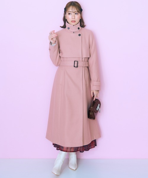 ＜大きいサイズ＞ 2wayカラーロングコート marun（チェスターコート）｜marun（マルン）