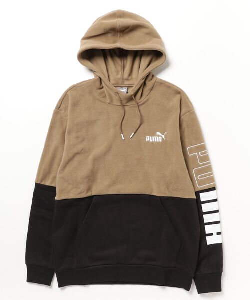 PUMA(プーマ)の「【別注】プーマ PUMA PUMA POWER ウィンタライズド フーディースウ_ 限定コラボ(スウェット・メンズ・バーガンディー/ブラウン/ブラック・3L/L/LL/S/M)」の3枚目の写真