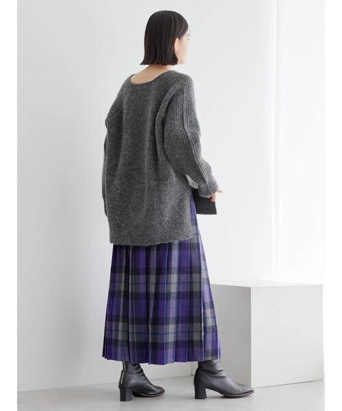 AMERICAN HOLIC(アメリカンホリック)の「【WEB限定】チェックプリーツスカート(スカート・レディース・イエロー/パープル・M/L)」の12枚目の写真