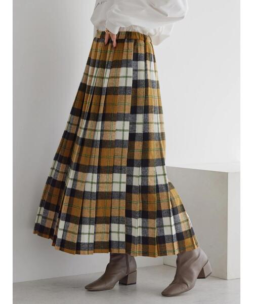 AMERICAN HOLIC(アメリカンホリック)の「【WEB限定】チェックプリーツスカート(スカート・レディース・イエロー/パープル・M/L)」の14枚目の写真