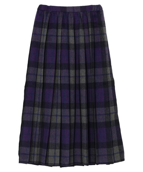 AMERICAN HOLIC(アメリカンホリック)の「【WEB限定】チェックプリーツスカート(スカート・レディース・イエロー/パープル・M/L)」の21枚目の写真