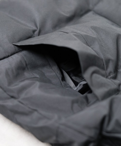 【セール】■lamusant(リラミュゾン)■ スタンドカラーボリューム中綿ベスト フェイクダウン オーバーサイズ（ダウンベスト）｜Lilamusant（リラミュゾン）