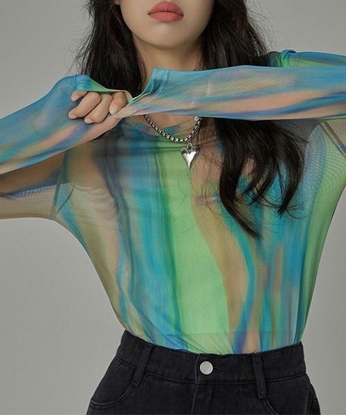 FEELCYCLEトップス ベロアセミシアートップス(カットソー)｜TOPS（トップス