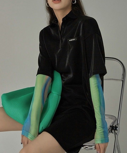 c.u.l（シーユーエル）の「グラデーションシアートップス culw574（Tシャツ/カットソー・レディース・マルチ・FREE）」の9枚目の写真