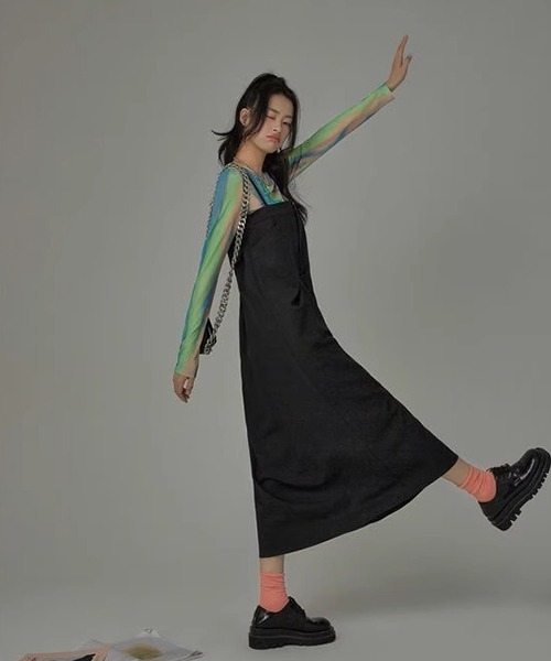 c.u.l（シーユーエル）の「グラデーションシアートップス culw574（Tシャツ/カットソー・レディース・マルチ・FREE）」の10枚目の写真