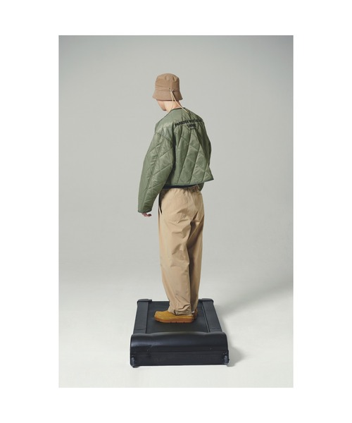 LIBERE(リベーレ)の「HALF QUILTING JACKET(ブルゾン・メンズ・ブラック/オリーブ・L/M/S)」の10枚目の写真