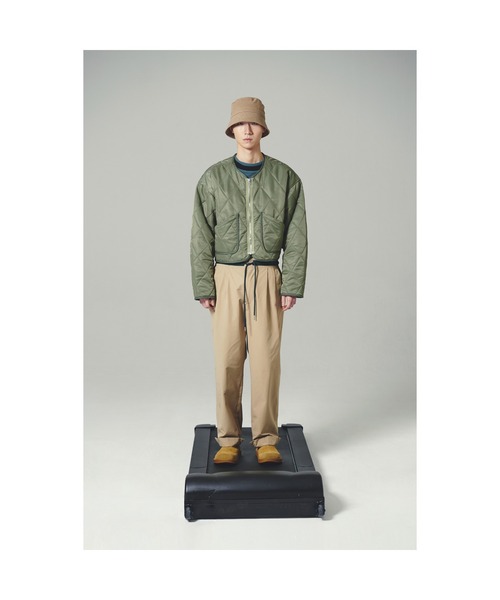 LIBERE(リベーレ)の「HALF QUILTING JACKET(ブルゾン・メンズ・ブラック/オリーブ・L/M/S)」の11枚目の写真