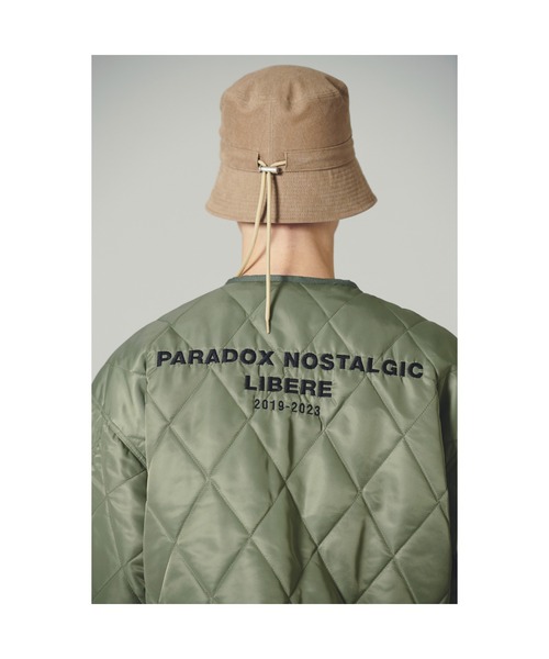 LIBERE(リベーレ)の「HALF QUILTING JACKET(ブルゾン・メンズ・ブラック/オリーブ・L/M/S)」の14枚目の写真