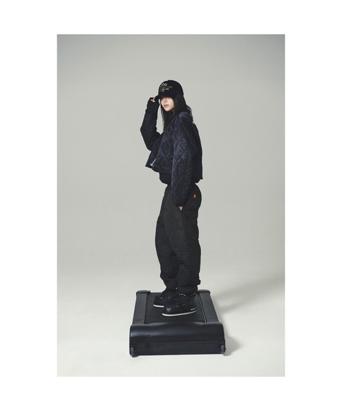 LIBERE(リベーレ)の「HALF QUILTING JACKET(ブルゾン・メンズ・ブラック/オリーブ・L/M/S)」の22枚目の写真