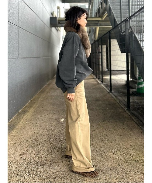 BACK NUMBER】リブベイカーワイドパンツ（その他パンツ）｜BACK