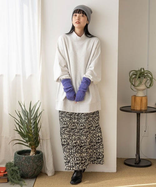 LOWRYS FARM（ローリーズファーム）の「マジョリカプリーツスカート 　990262（ワンピース・レディース・ネイビー/ブラック/ブラック系その他・FREE）」の19枚目の写真