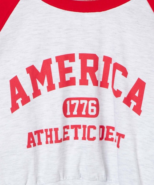 WOND(ウォンド)の「AMERICAショートプルオーバー(スウェット・レディース・レッド/ブラック・FREE)」の15枚目の写真