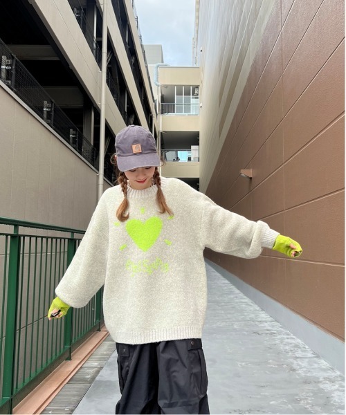 JEANASIS（ジーナシス）の「【ZOZO限定】5GWジャガードハート