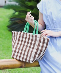 Ray BEAMS | Lilas Campbell × Ray BEAMS / 別注 配色 チェック トートバッグ(トートバッグ)