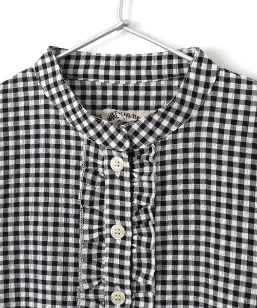 MAKE YOUR DAY（メイクユアデイ）の「フリルシャツワンピース■80～140cm（ワンピース・キッズ・ブルー/ブラック・130/120/140/80/110/90/100）」の13枚目の写真