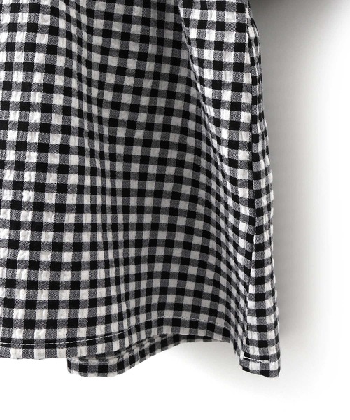 MAKE YOUR DAY（メイクユアデイ）の「フリルシャツワンピース■80～140cm（ワンピース・キッズ・ブルー/ブラック・130/120/140/80/110/90/100）」の5枚目の写真