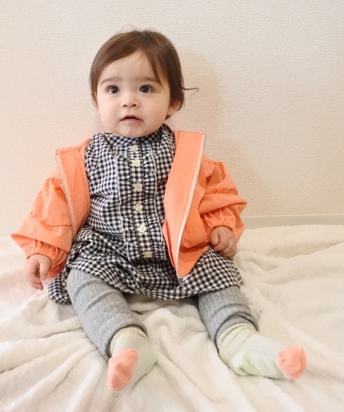 MAKE YOUR DAY（メイクユアデイ）の「フリルシャツワンピース■80～140cm（ワンピース・キッズ・ブルー/ブラック・130/120/140/80/110/90/100）」の19枚目の写真