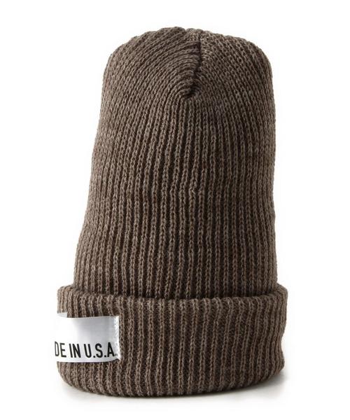 green label relaxing（グリーンレーベルリラクシング）の「GLR MADE IN USA ビーニー◆（ニットキャップ/ビーニー・メンズ・ロイヤルブルー/ネイビー/ベージュ/ワインレッド/ダークグリーン/ブラック/ダークグレー・フリー）」の10枚目の写真