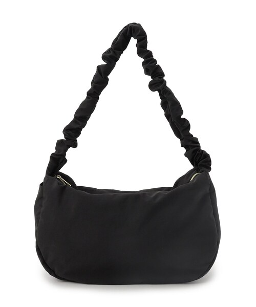 grove(グローブ)の「◆ドロストラウンドナイロンショルダー(ショルダーバッグ・レディース・ブラック/ライトグレー/アイボリー/ダークグレー・00)」の16枚目の写真