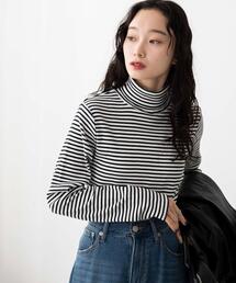 WEGO | WEGO/【24年春夏新作】リブボーダーロンT(Tシャツ/カットソー)