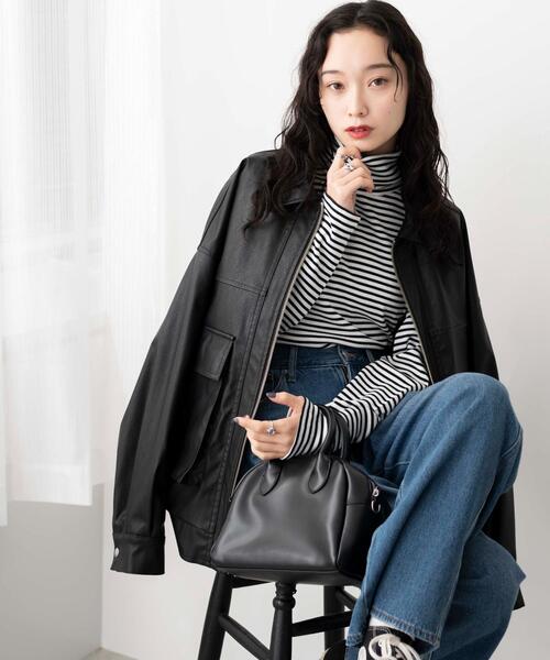 WEGO(ウィゴー)の「WEGO/リブボーダーロンT(Tシャツ/カットソー・レディース・その他1・FREE)」の7枚目の写真