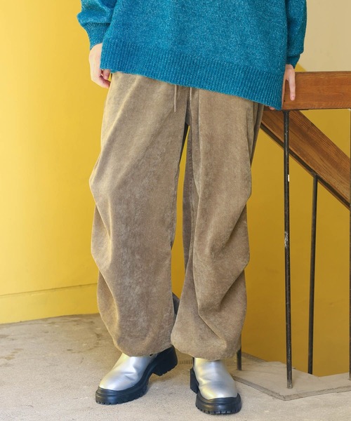 niko and...(ニコアンド)の「ゆるっと起毛スノーパンツ(その他パンツ・レディース・ライトブルー/ブラック/モカ/ピンク・FREE)」の1枚目の写真