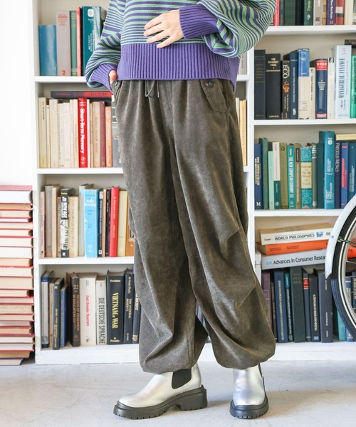 niko and...(ニコアンド)の「ゆるっと起毛スノーパンツ(その他パンツ・レディース・ライトブルー/ブラック/モカ/ピンク・FREE)」の8枚目の写真