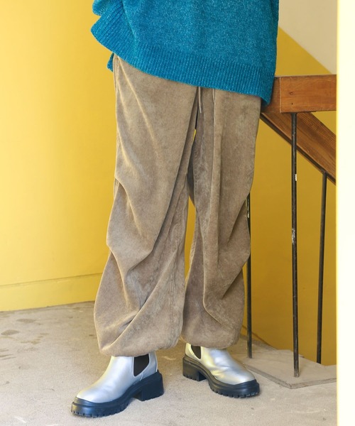 niko and...(ニコアンド)の「ゆるっと起毛スノーパンツ(その他パンツ・レディース・ライトブルー/ブラック/モカ/ピンク・FREE)」の12枚目の写真